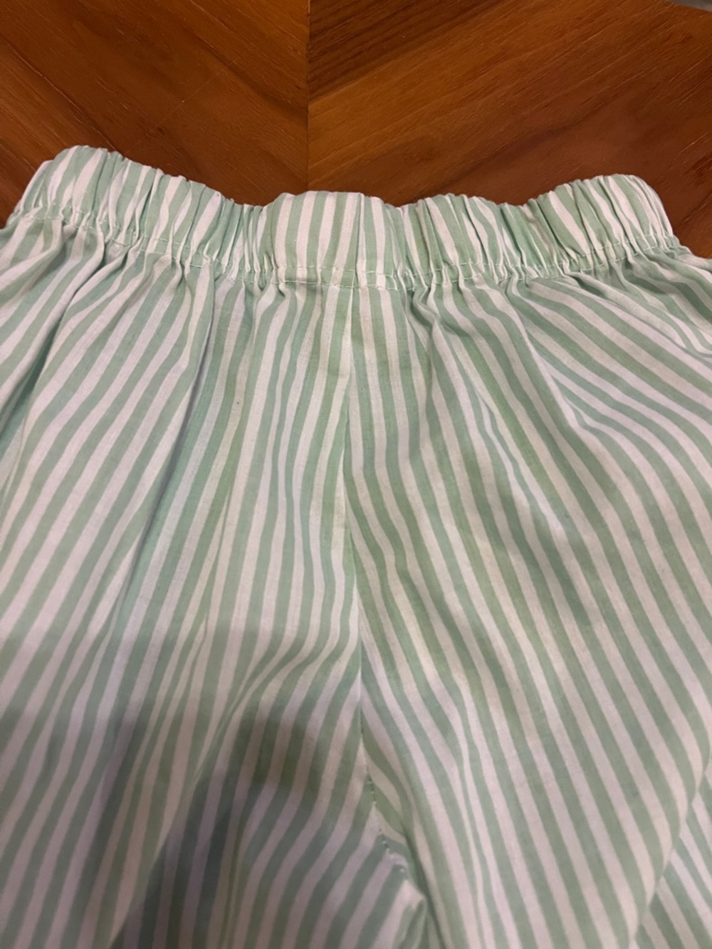 Love Women’s Mint & White Striped Pajama Bottoms, Size S - Picture 3 of 4